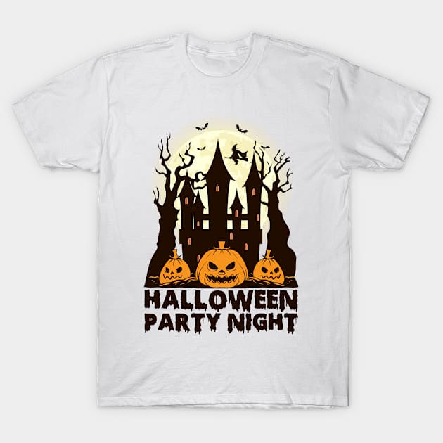 Halloween party night T-Shirt by O2Graphic